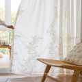 Home Using Anti Abrasive Luxury Embroidery Sheer Curtain